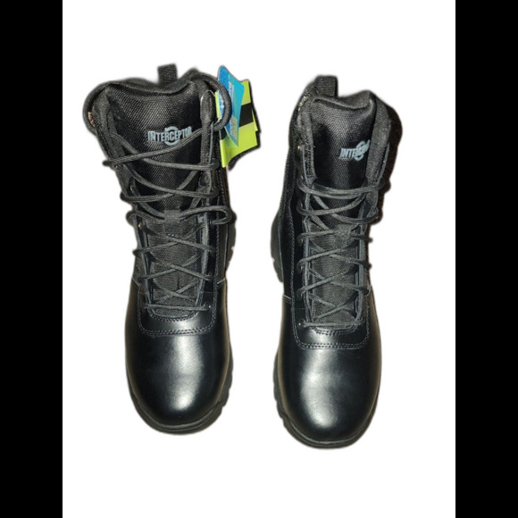 Men\'s Black Tactical Lace-Up Boot - Durable Work & Field Footwear Size 11 Soft main image 7